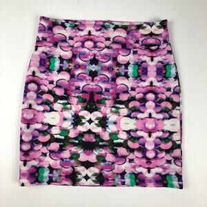 Nanette Lepore  Floral Mini Skirt Size Medium